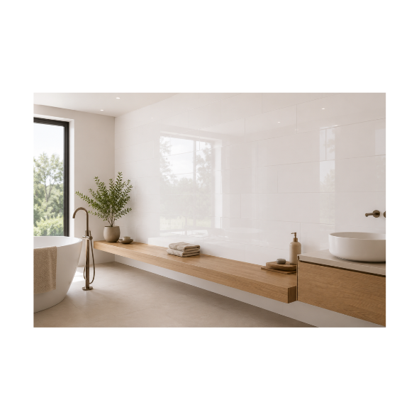 Azulejo Blanco Brillo 30x60